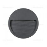Spot LED Trepte 6W 220V Rotund Negru IP65