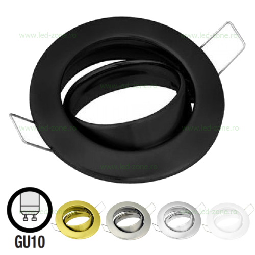 Suport Incastrat Mobil 1 Bec Spot LED GU10 Rotund LAVANTA Suport Incastrat Mobil 1 Bec Spot LED GU10 Rotund LAVANTA - imagine 1