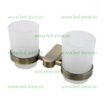 Suport Pentru Periuta Dubla Bronz Antichizat LZ82804-2