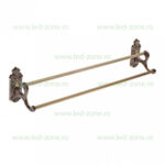 Suport Pentru Prosop Dublu Bronz Antichizat LZ68602 - imagine 2