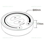 Telecomanda Monocrom MiLight RF Montaj Perete - imagine 4