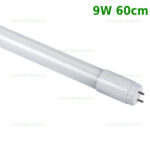 Tub LED T8 Mat 9W 60cm 360 Grade Sticla Alimentare Un Capat LZ01