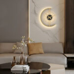 Aplica LED 24W cu Ceas Aurie LZ280-1