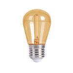 Bec LED Vintage E27 1W Para Plastic ST45