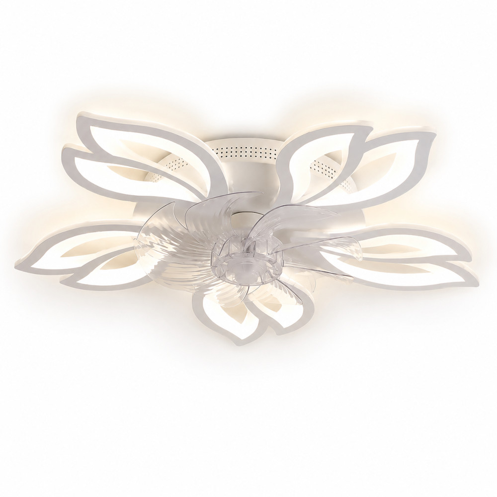 Lustra LED 110W 3 Functii cu Telecomanda si Ventilator Mod Vara/Iarna LZ99-5+V 2 Lustra LED 110W 3 Functii cu Telecomanda si Ventilator Mod Vara/Iarna LZ99-5+V - imagine 2
