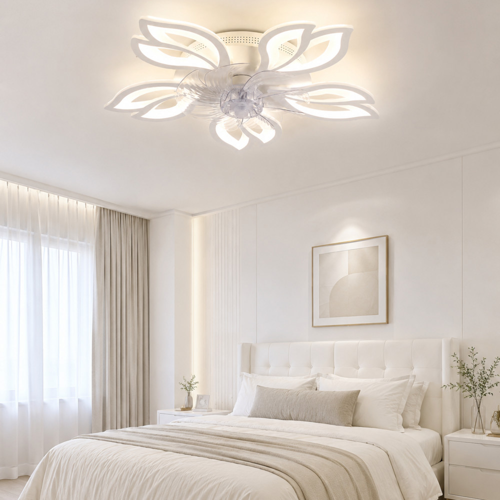 Lustra LED 110W 3 Functii cu Telecomanda si Ventilator Mod Vara/Iarna LZ99-5+V 3 Lustra LED 110W 3 Functii cu Telecomanda si Ventilator Mod Vara/Iarna LZ99-5+V - imagine 3