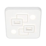 Lustra LED 160W Alba 3 Functii cu Telecomanda LZ95 - imagine 2
