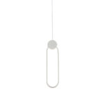 Lustra LED 24W Alba Pendul 3 Functii LZ321 - imagine 3