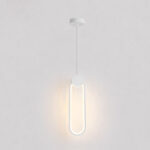 Lustra LED 24W Alba Pendul 3 Functii LZ321 - imagine 2