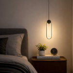 Lustra LED 24W Neagra Pendul 3 Functii LZ321