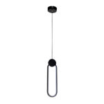 Lustra LED 24W Neagra Pendul 3 Functii LZ321 - imagine 2