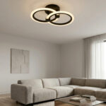 Lustra LED 36W Neagra 3 Functii LZ9502-2 - imagine 3