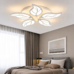 Lustra LED 90W Alba 3 Functii cu Telecomanda LZ93-5