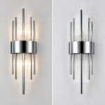 Aplica 2 Socluri E14 Crom Cristal LZ6613-2W - imagine 2