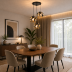 Lustra 3 Socluri E14 Suport Rotund LZ5046-3A - imagine 2