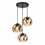 Lustra 3 Socluri E14 Suport Rotund LZ5046-3A - imagine 3
