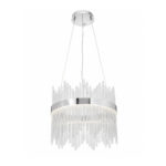 Lustra 40W Crom 3 Functii Cristal LZ8001-400 - imagine 2