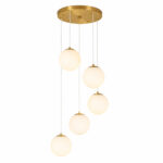 Lustra 5 Socluri E14 LZ5482-5 - imagine 2