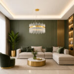 Lustra 80W Auriu 3 Functii Cristal LZ8001-800