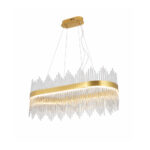 Lustra 80W Auriu 3 Functii Cristal LZ8001-800x350 - imagine 2