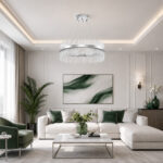 Lustra 80W Crom 3 Functii Cristal LZ8001-800