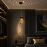 Lustra LED 40W Neagra 3 Functii LZ69