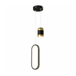 Lustra LED 40W Neagra 3 Functii LZ69 - imagine 2
