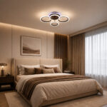 Lustra LED 80W Maro 3 Functii cu Telecomanda LZ40-4 RGB
