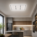 Plafoniera LED 135W Patrata Dispersor Clar B019