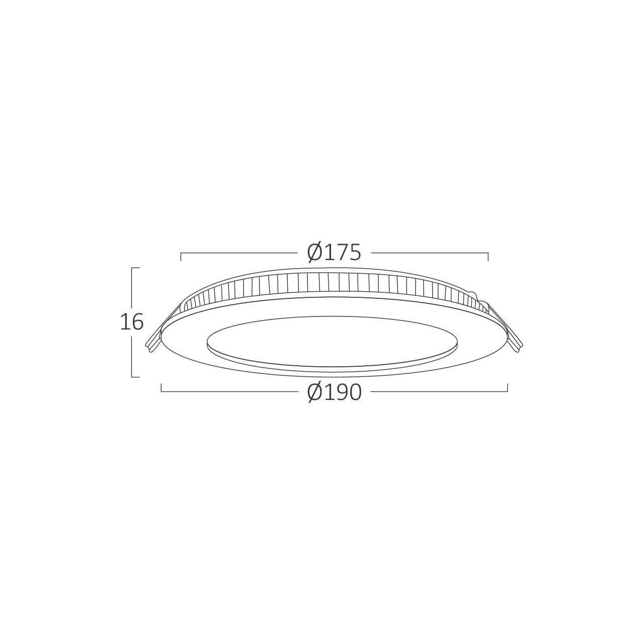 SPOT LED ROTUND ST 15W 1120LM 4000K F:190MM BRAYTR 7 SPOT LED ROTUND ST 15W 1120LM 4000K F:190MM BRAYTR - imagine 7