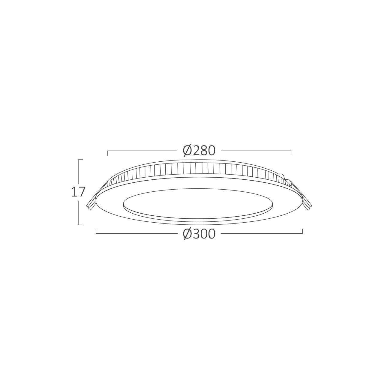 SPOT LED ROTUND ST 24W 2400LM 4000K F:300MM BRAYTR 7 SPOT LED ROTUND ST 24W 2400LM 4000K F:300MM BRAYTR - imagine 7