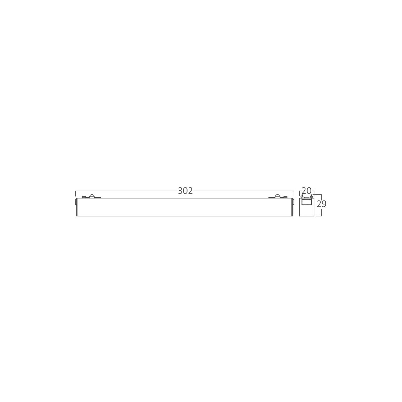 CORP LINEER LED PT SINA MAGN. 10W 950lm 3000K NEGRU S-LNR300 3 CORP LINEER LED PT SINA MAGN. 10W 950lm 3000K NEGRU S-LNR300 - imagine 3