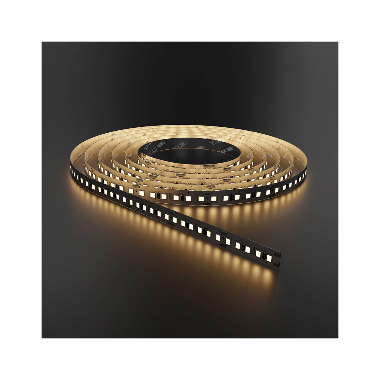 BANDA LED 13W/M 2835 168LED/M 3000K 24VDC IP20 5M 2 BANDA LED 13W/M 2835 168LED/M 3000K 24VDC IP20 5M - imagine 2