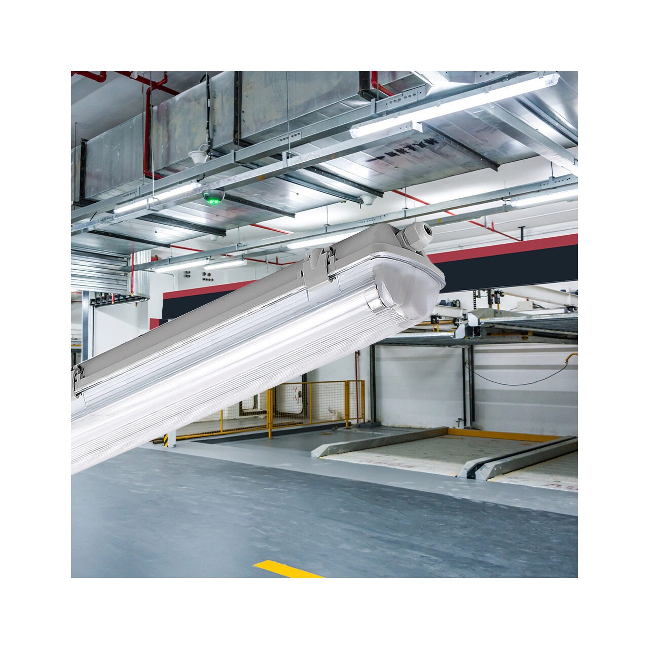 CORP NEON ETANS PT TUB LED 2X120CM ALIMENTARE 2CAP 2 CORP NEON ETANS PT TUB LED 2X120CM ALIMENTARE 2CAP - imagine 2