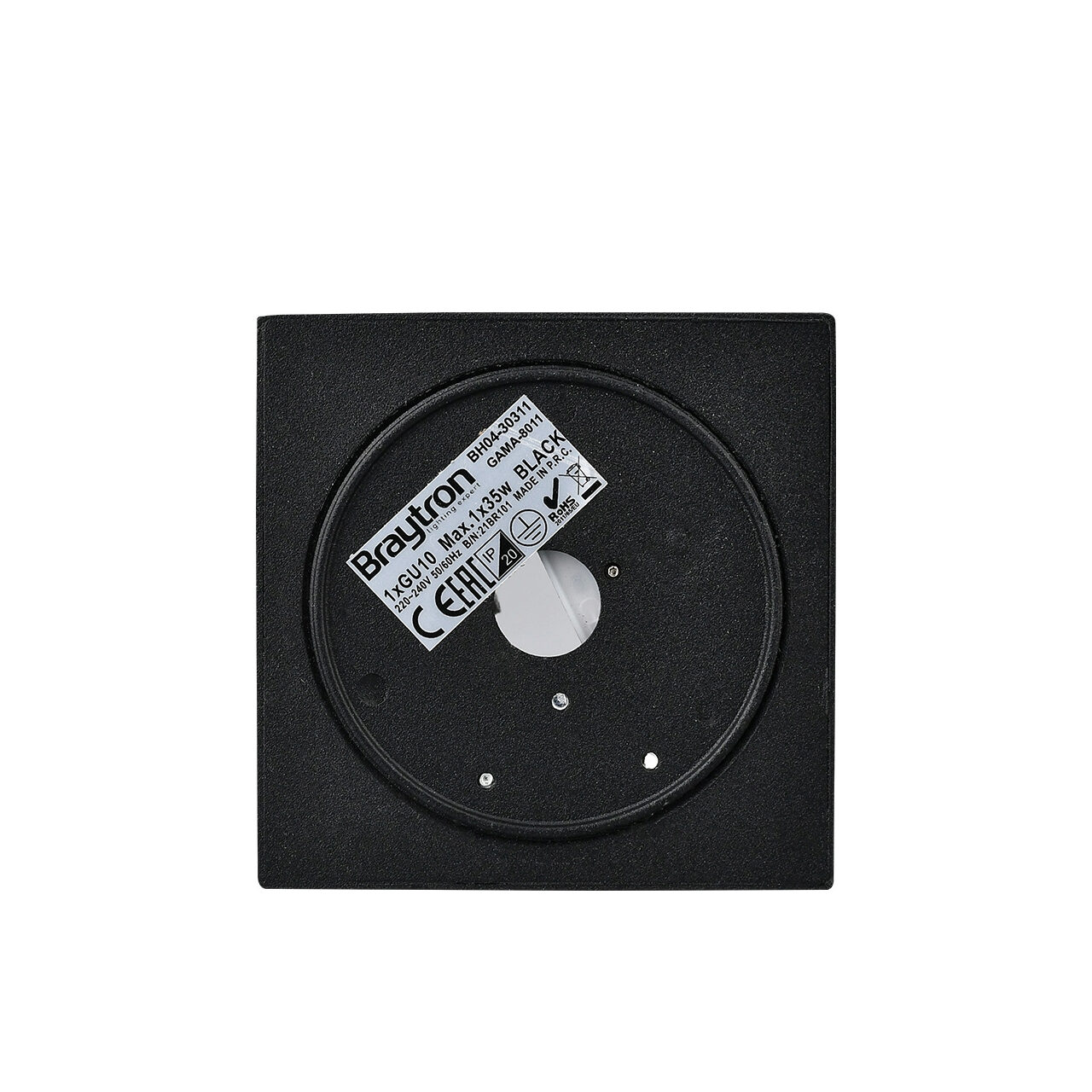 CORP MODEL GAMA-8011 PATRAT 1XGU10 NEGRU 4 CORP MODEL GAMA-8011 PATRAT 1XGU10 NEGRU - imagine 4