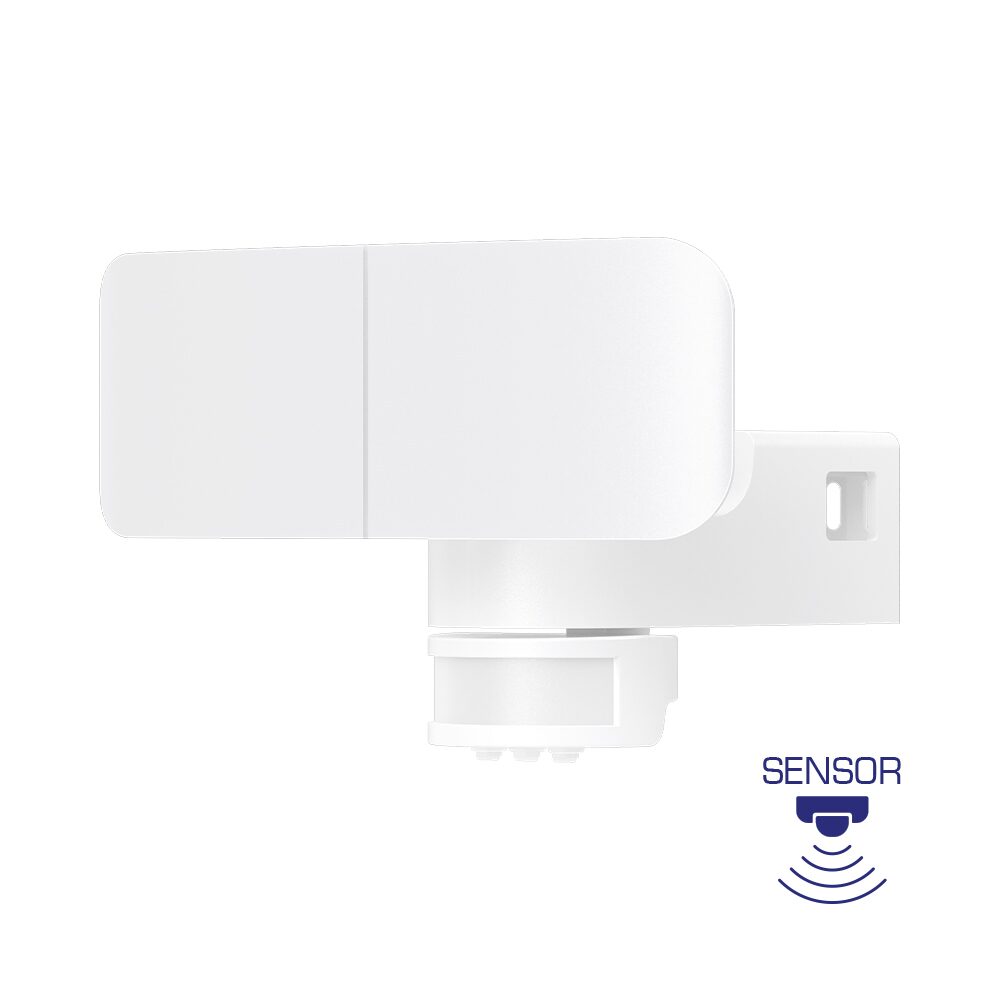 CORP ILUMINAT EXT. DE PERETE CU SENZOR 30W 4000K IP54 ALB