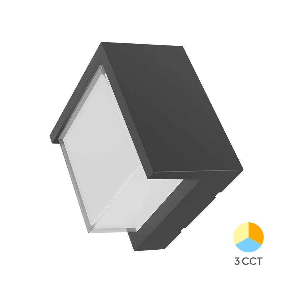 PLAFONIERA LED 15W 1450lm, 3IN1 IP65 WALLS-G1 SQR