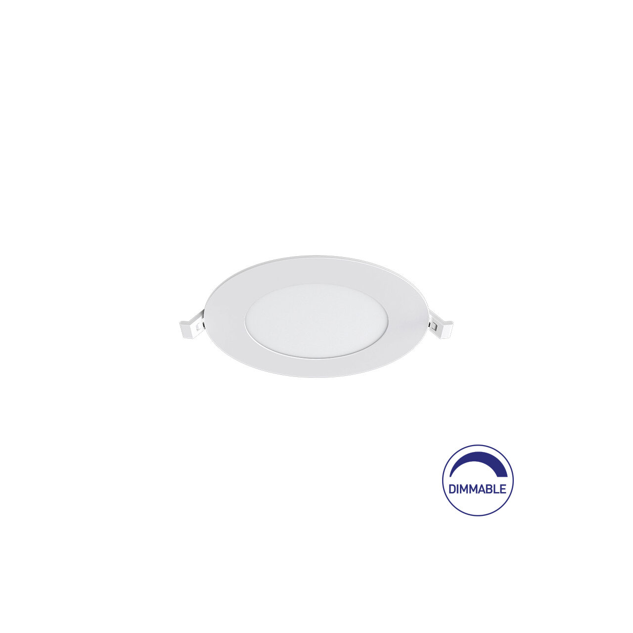 SPOT LED ROTUND ST 6W 470LM DIM 6500K F:128MM ALB IP40