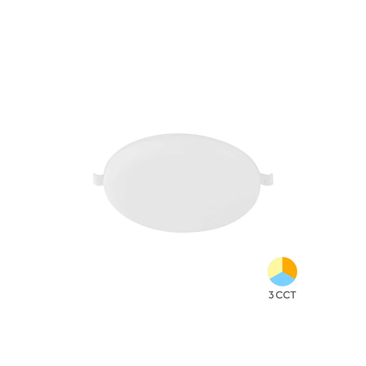 SPOT LED ROTUND ST 10W 1100lm 3in1 ALB,D:100mm,REGLABIL 40-75mm,IP20