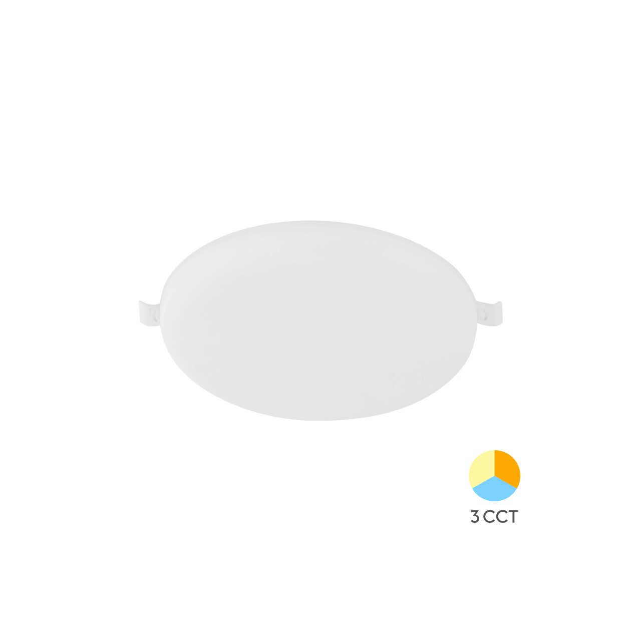 SPOT LED ROTUND ST 16W 1650lm 3in1 ALB,D:115mm,REGLABIL 40-90mm,IP20 1 SPOT LED ROTUND ST 16W 1650lm 3in1 ALB,D:115mm,REGLABIL 40-90mm,IP20