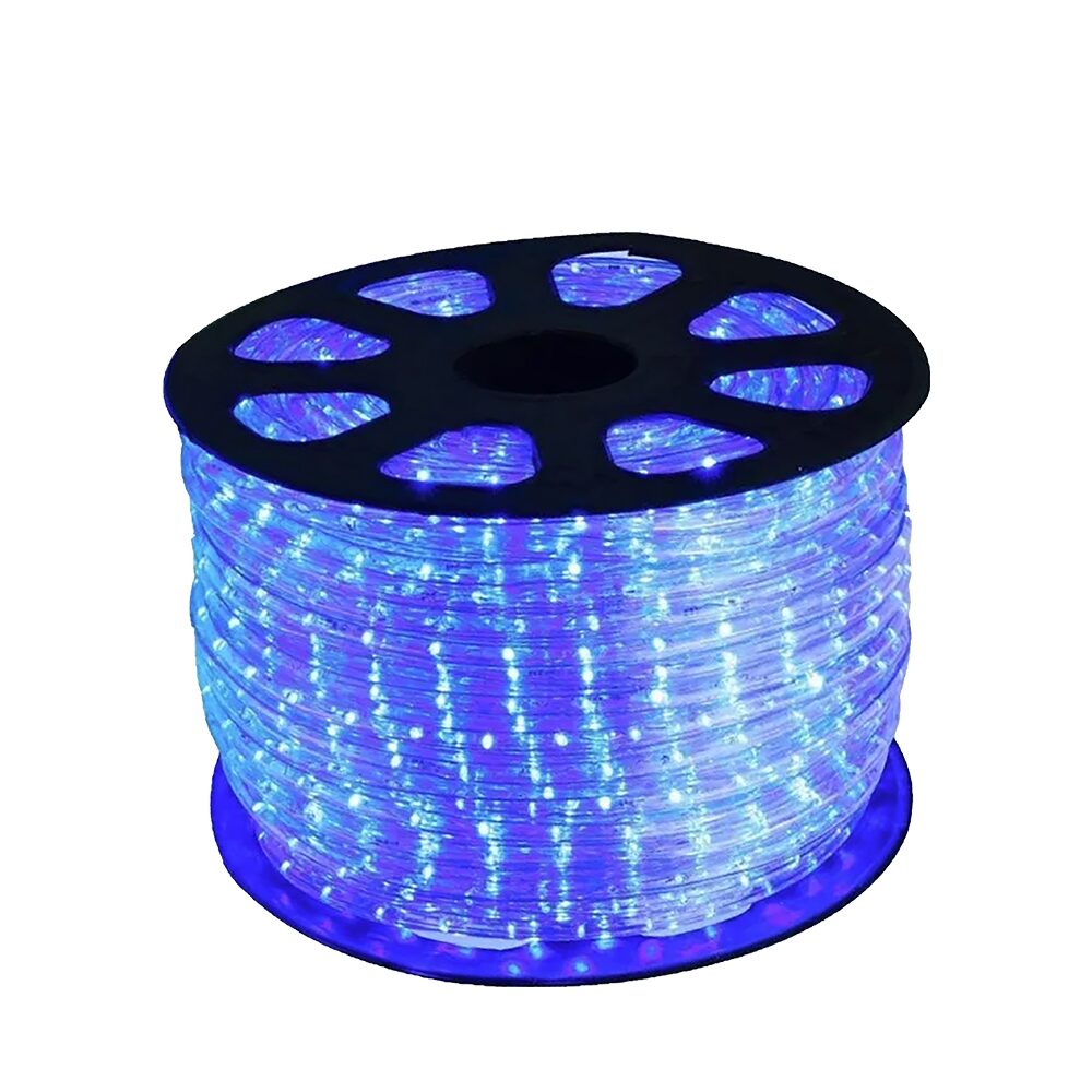 TUB LUMINOS LED D:13mm 2CANAL BLEU 240V IP44 50M/ROLA