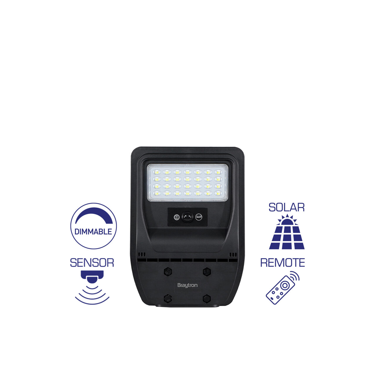 LAMPA STRADALA CU LED ST01, SOLAR+SENZOR P:30W, C:15W 6500K IP65
