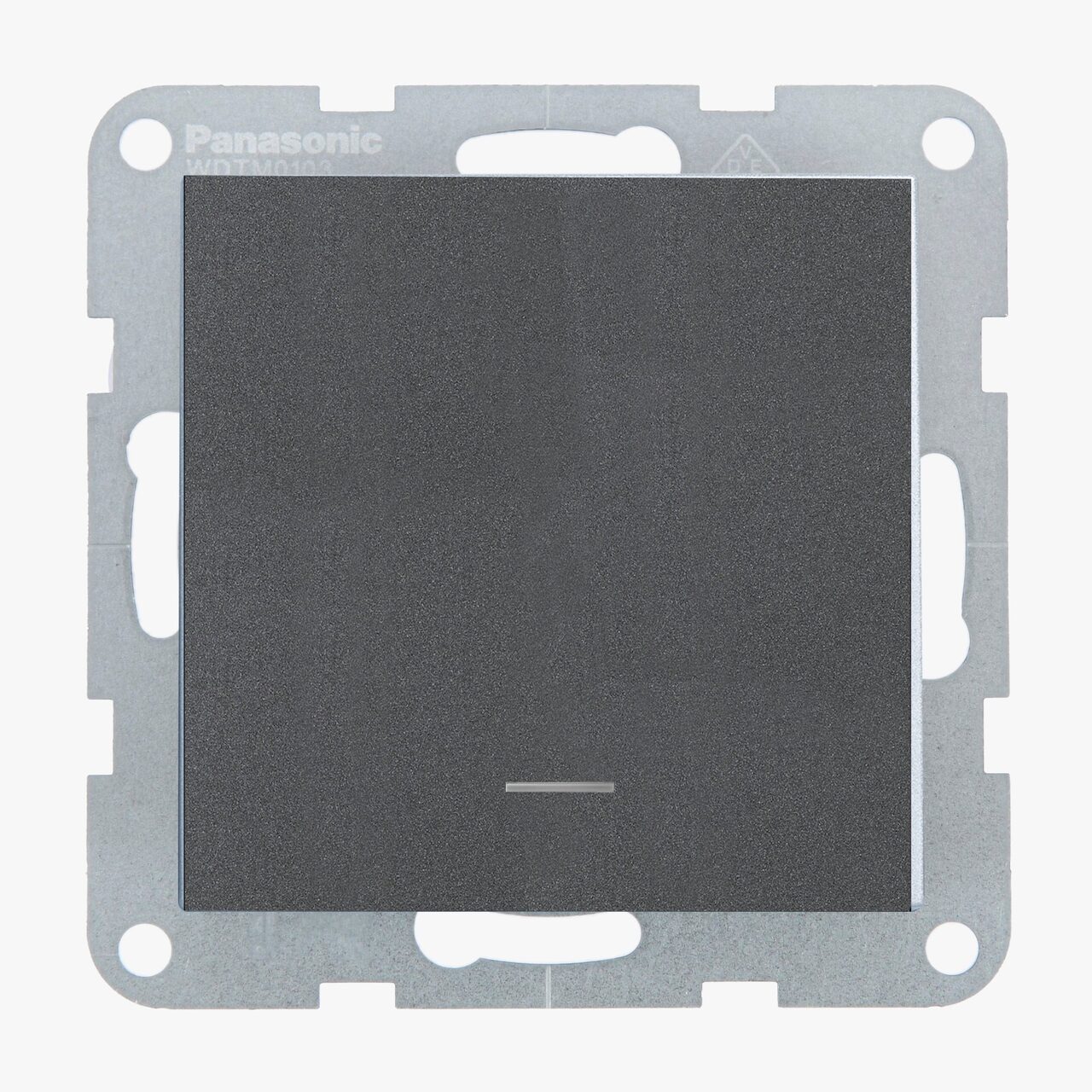 INTRERUPATOR CU LED CU TERMINAL NEUTRU ON-ON MEC. QC KARRE PLUS 55 FUMURIU