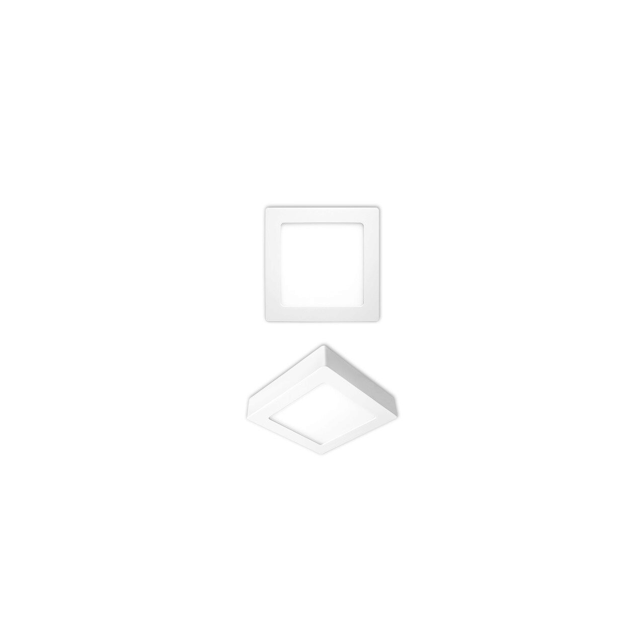 SPOT LED PATRAT PT 18W 1350LM 4000K 225x225MM IP20