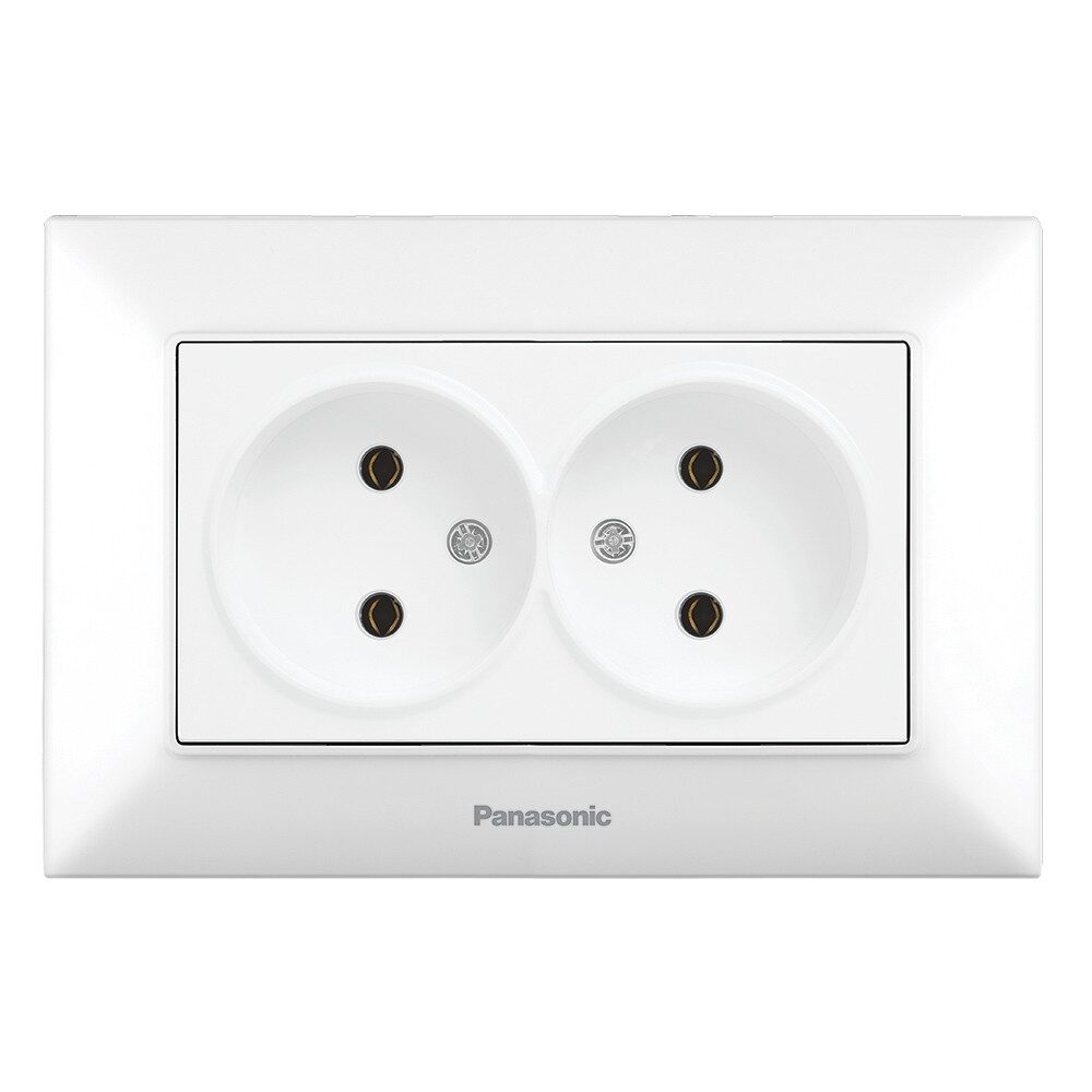 PRIZA DUBLA 16A 250V ARKEDIA SLIM ALB