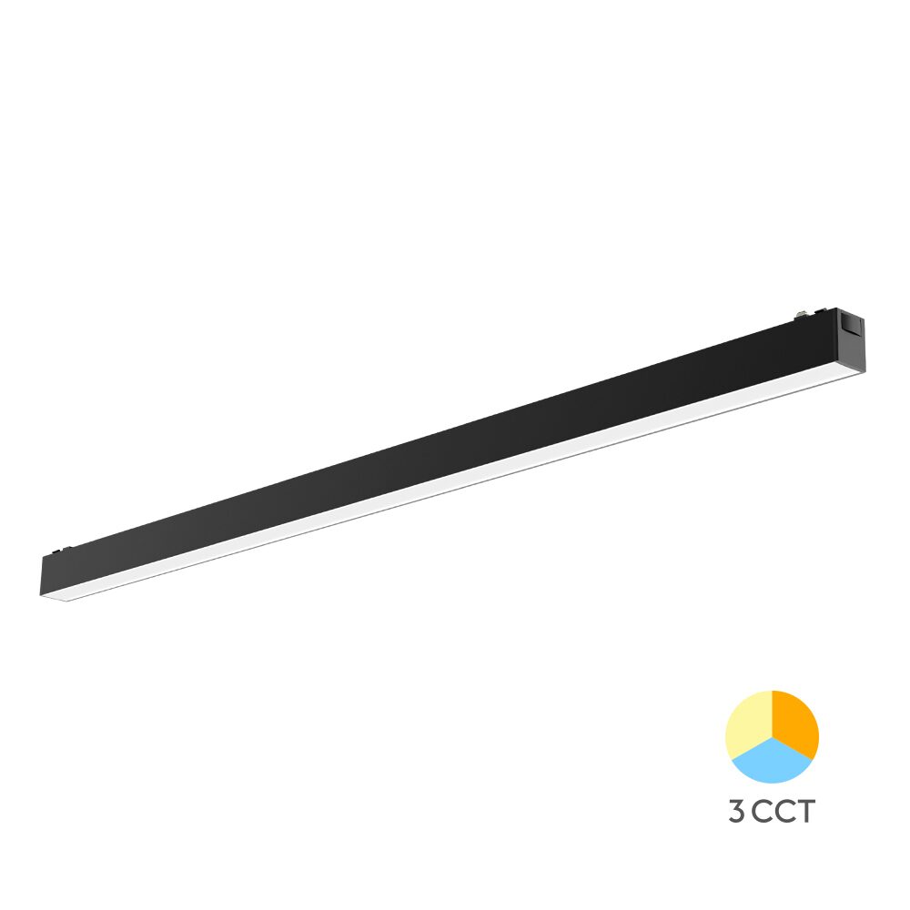 CORP LINEER LED PT SINA MAGN. 18W 3in1 NEGRU S20B-LNR600-SLIM