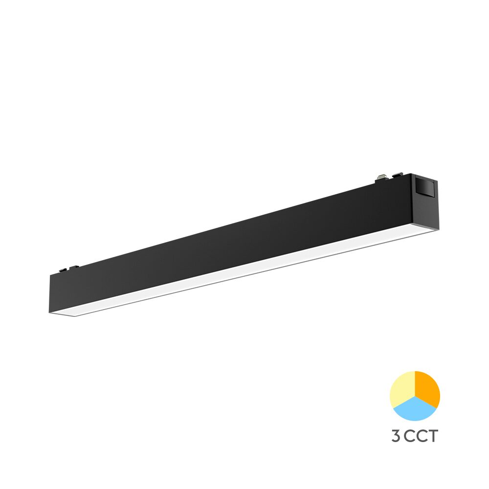 CORP LINEER LED PT SINA MAGN. 10W 3in1 NEGRU S20B-LNR300-SLIM