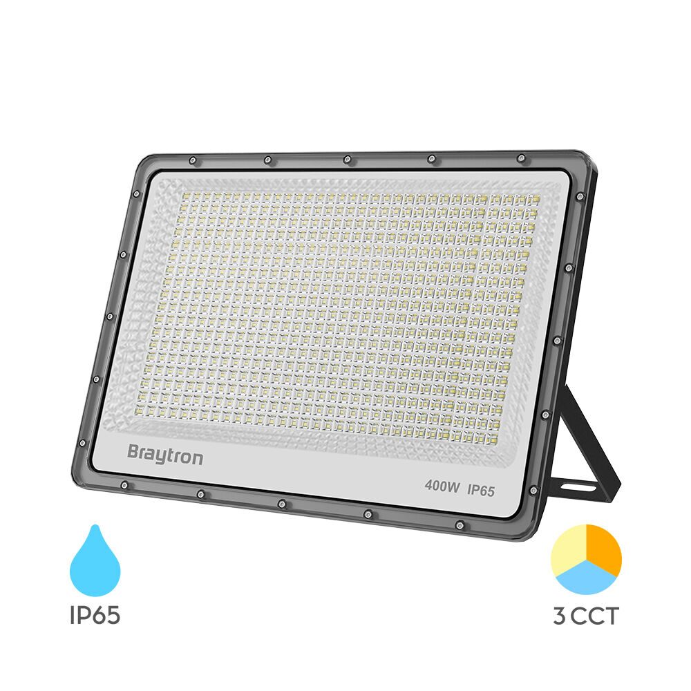 PROIECTOR LED PF 400W 3in1 44300LM cu lentila 90g. IP65-GRI