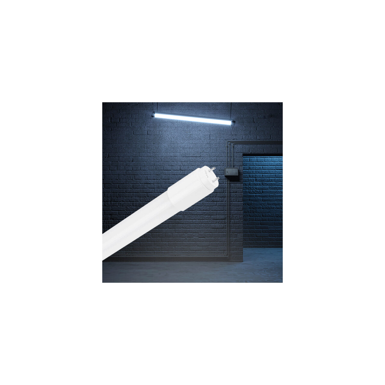 TUB LED 1200MM 18W 1800LM 6500K T8 ALB ALIM 1CAP 2 TUB LED 1200MM 18W 1800LM 6500K T8 ALB ALIM 1CAP - imagine 2