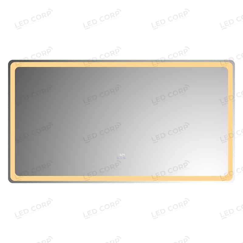 Oglinda Baie LED Smart 150x80 cm, Senzor Miscare, Dezaburire, Ceas si Temperatura, 3 Tipuri de Lumina, Dimabila 6 Oglinda Baie LED Smart 150x80 cm, Senzor Miscare, Dezaburire, Ceas si Temperatura, 3 Tipuri de Lumina, Dimabila - imagine 6